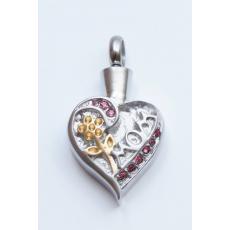 Danzetta Asche Schmuck Anhänger Herz Gedenken Mutter 7953